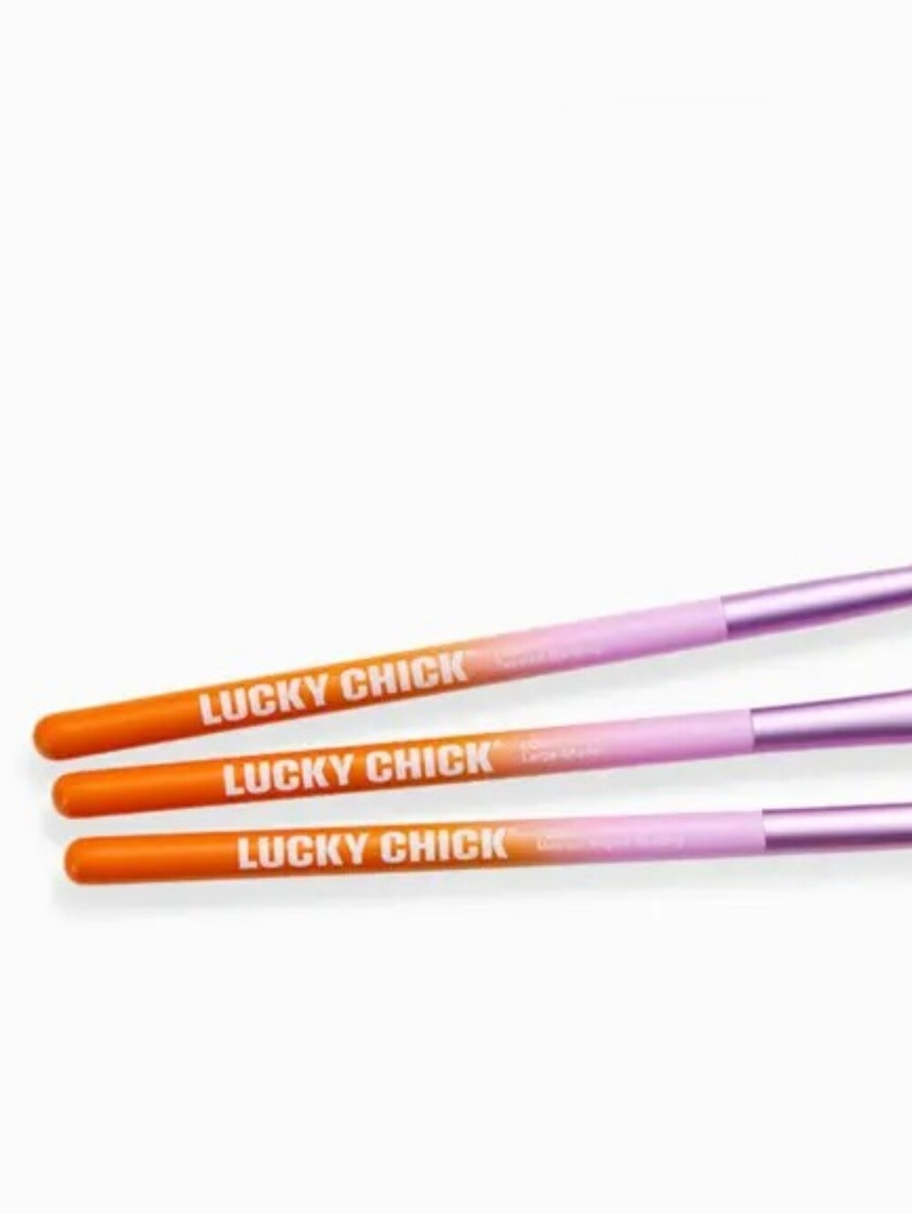 NEW LUCKY CHICK Eye Brush Set Three‎ 3 Brushes  Shading & Blending Brushes